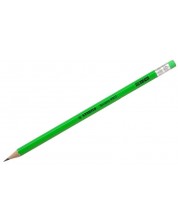 Молив Stabilo Swano – HB, зелен, с гума
