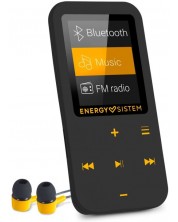 MP4 плейър Energy Sistem - Тouch, 16GB, сив/жълт -1
