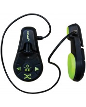 MP3 плеър Finis - Duo, 4GB, черен/зелен