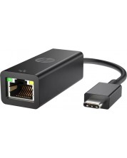 Мрежови адаптер HP - 4Z534AA, USB-C/RJ45, 1Gbps, черен -1