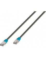 Мрежов кабел Vivanco - 45912 RJ45/RJ45, 5m, сив/син
