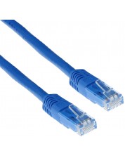 Мрежови кабел ACT - IB8601, RJ45/RJ45, 1m, син -1