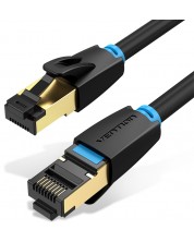 Мрежов кабел Vention - IKABF, RJ45/RJ45, 1m, черен -1