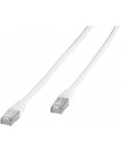 Мрежови кабел Vivanco - 45330, RJ45/RJ45, 0.5m, бял -1