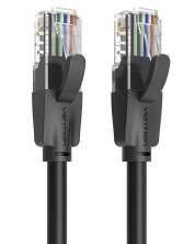 Мрежов кабел Vention - IBEBF, RJ45/RJ45, 1m, черен