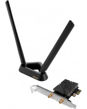 Мрежови адаптер ASUS - PCE-BE92BT, 9.3Gbps, черен -1