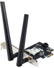 Мрежови адаптер ASUS - PCE-AXE5400, 2.4Gbps, черен