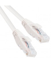 Мрежов кабел VCom - NP612B-3m, RJ45/RJ45, 3m, сив -1