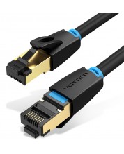 Мрежов кабел Vention - IKABD, RJ45/RJ45, 0.5m, черен