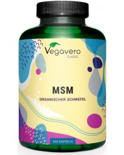 MSM, 365 капсули, Vegavero -1