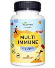 Multi Immune with Vitamins & Zinc, 60 желирани таблетки, Vegavero