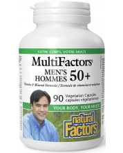 MultiFactors Men's Hommes 50+, 90 капсули, Natural Factors -1