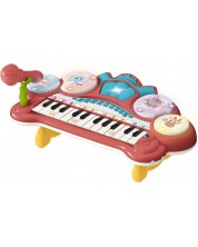 Музикална играчка Ntoys - Пиано с микрофон, Funny Musical, асортимент