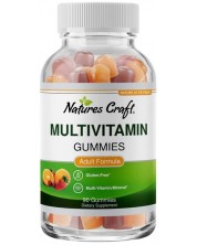 Multivitamin Adult Formula, 90 желирани таблетки, Nature's Craft -1