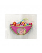 Кошничка за съхранение на играчки Munchkin - Розова, за баня