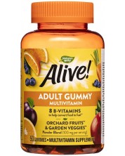 Alive Adult Gummy Multivitamin, 50 таблетки, Nature's Way -1