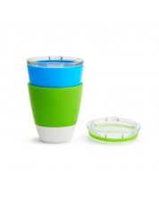 Munchkin Чаша Splash Cups 237ml 2 бр. Синя и зелена -1