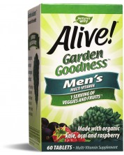 Alive Garden Goodness Men's Multivitamin, 60 таблетки, Nature's Way -1