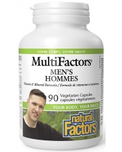 MultiFactors Men's Hommes, 90 капсули, Natural Factors