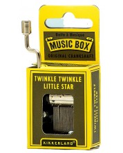Музикална кутия с манивела Kikkerland - Twinkle, twinkle little star