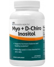 Myo + D-Chiro Inositol, 120 капсули, Fairhaven Health