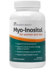 Myo-Inositol, 120 капсули, Fairhaven Health