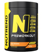 N1 Pre-Workout, червен портокал, 510 g, Nutrend -1