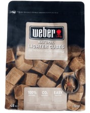 Натурални кубчета за запалване Weber - 48 броя -1