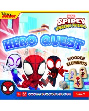 Настолна игра Trefl Super Hero Quest: Spidey and His Amazing Friends - Детска