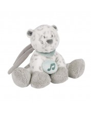 Мека музикална играчка Nattou - Mини снежен леопард Леа