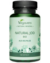 Natural Jod Bio Aus kelpalge, 180 капсули, Vegavero -1