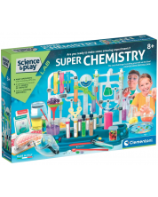 Научен комплект Clementoni Science & Play - Лаборатория за суперхимия -1