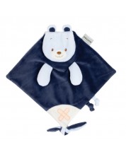 Мека играчка одеялце Nattou - Мече, 28 х 27 cm -1