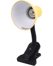 Настолна лампа с щипка Omnia - Kara, IP20, Е27, 40 W, жълта