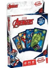Настолна игра Cartamundi: 4 в 1 Avengers - детска