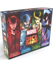 Настолна игра Marvel Dice Throne 4 Hero Box - Scarlet Witch vs Thor vs Loki vs Spider-Man -1