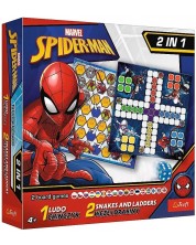 Настолна игра  2 в 1  Spider-Man (Ludo/Snakes and Ladders) - детска -1