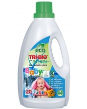 Натурален течен перилен препарат Tri-Bio - Baby, 940 ml -1