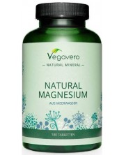 Natural Magnesium, 180 таблетки, Vegavero