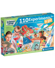 Научен комплект Clementoni Science & Play - Научна лаборатория, 110 експеримента -1