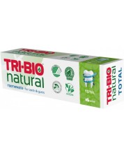 Натурална еко паста за зъби Tri-Bio - Тотал, 75 ml