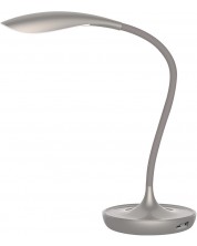 Настолна лампа Rabalux Belmont, 5W, златиста, с USB изход