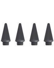 Накрайници ZAGG - Stylus Replacement Tips, 4 броя, черни -1