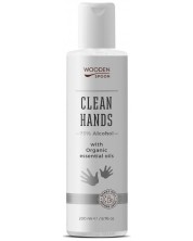 Натурален почистващ микс за ръце и повърхности Wooden Spoon - Clean Hands, 200 ml