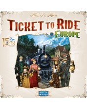 Настолна игра Ticket to Ride - Europe (15th Anniversary Edition) -1