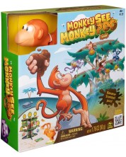 Настолна игра Spin Master: Monkey See Monkey Poo - Детска -1