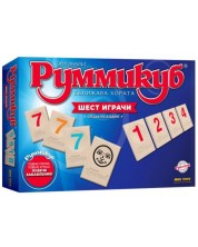 Настолна игра MBG Toys - Руммикуб - шест играчи (специално издание)