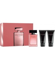 Narciso Rodriguez Комплект Musc Noir Rose For Her - Парфюмна вода, Лосион и Душ гел, 3 х 50 ml -1