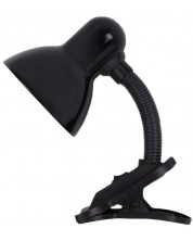 Настолна лампа с щипка Omnia - Kara, IP20, Е27, 40 W, черна