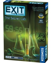 Настолна игра Exit: The Secret Lab - семейна -1